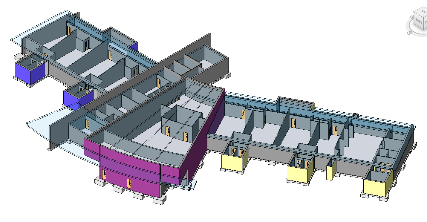 BIM Consulting on Tomas School 3D architectual model